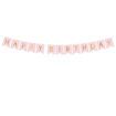 Picture of BANNER HAPPY BIRTHDAY BABY PINK 15X175CM